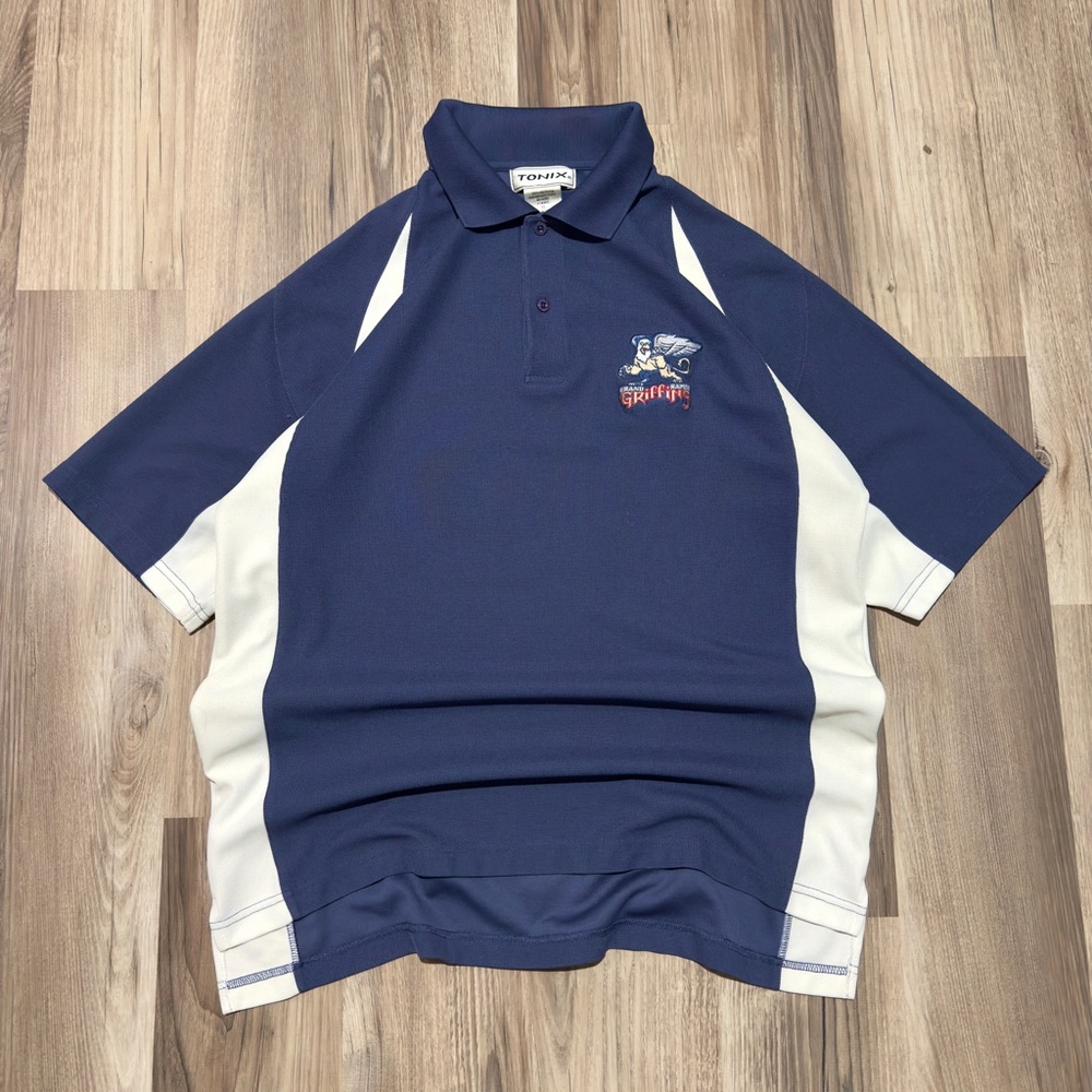 2000’s Tonix Grand Rapids Griffins Hockey Team AHL polo • Size XL